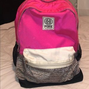 Cute pink brand book bag